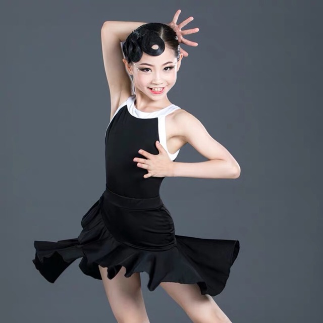 Đầm khiêu vũ dance bé gái