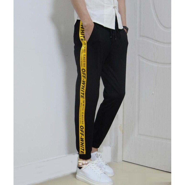 JOGGER PANTS UNISEX – QUẦN JOKER OFFWHITE VÀNG THỂ THAO NAM NỮ MẶC CẶP – FREESTYLE 25