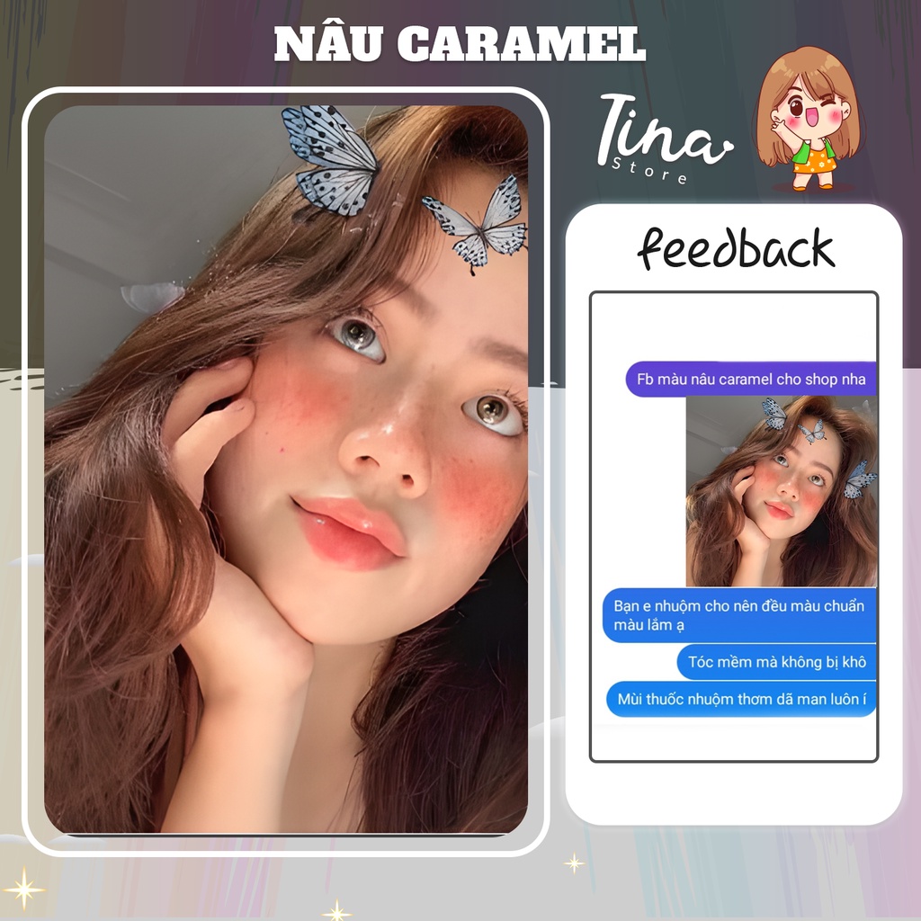 Thuốc Nhuộm Tóc KOOLPRO Màu Nâu Caramel Không Tẩy Tuýp 100g -Beli Official Store