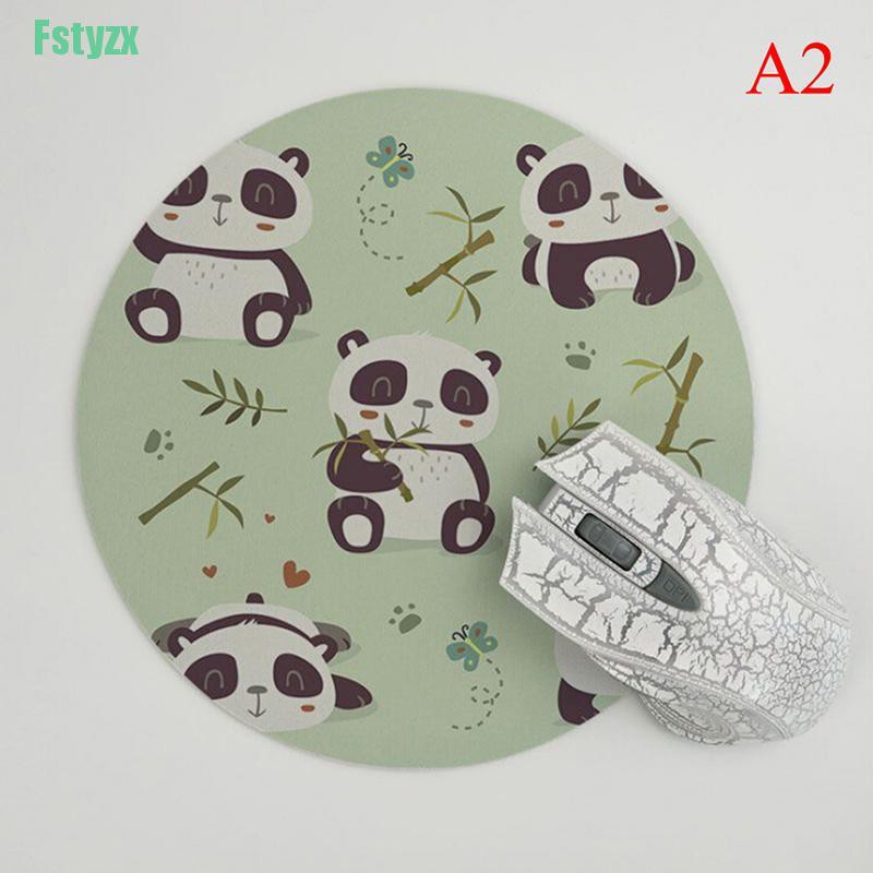 fstyzx 1Pc cute panda mouse pad size for 22x22x0.3cm gaming mouse pads