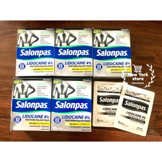 Cao dán Salonpas Lidocaine 4% Gel Patch 10x14cm JAPAN, date 1-2021