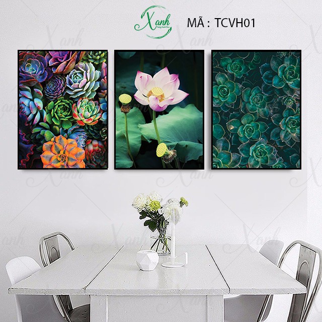 TRANH CAVAS TCHVO3 BỘ 3 SẢN PHẨM