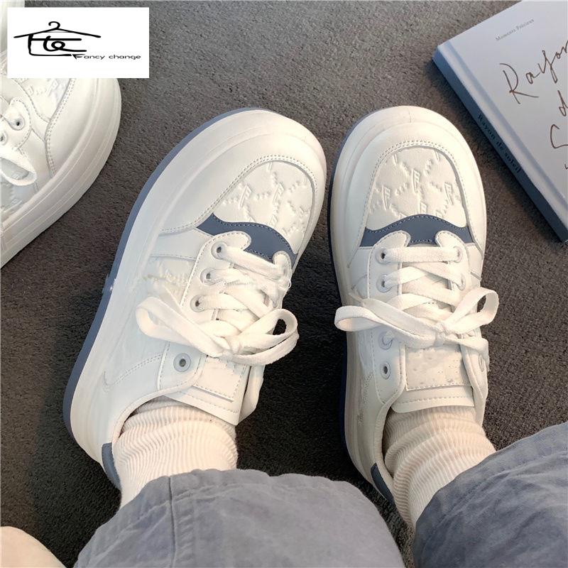 Giày Thể Thao Đế Dày Tăng Chiều Cao Thoải Mái Bốn Mùa Thiết Kế Dễ Thương