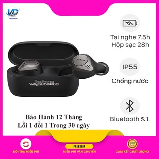 [Elite 75T] Tai Nghe Không Dây, Tai Nghe Bluetooth True Wireless JABRA Elite 75T Wireless Charging Sạc Không Dây