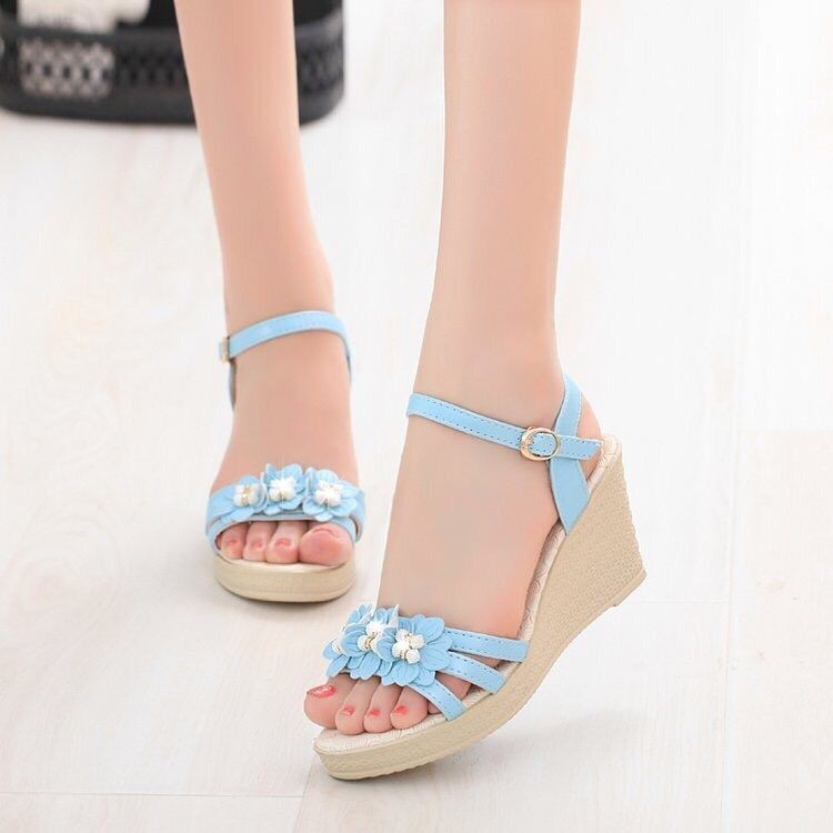 Giày Sandal đế xuồng thiết kế sang trọng thời trang cho nữ