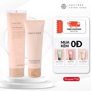 Combo Tẩy Da Chết Mặt & Body HM STORE - Scrub Peeling Skin 400ML