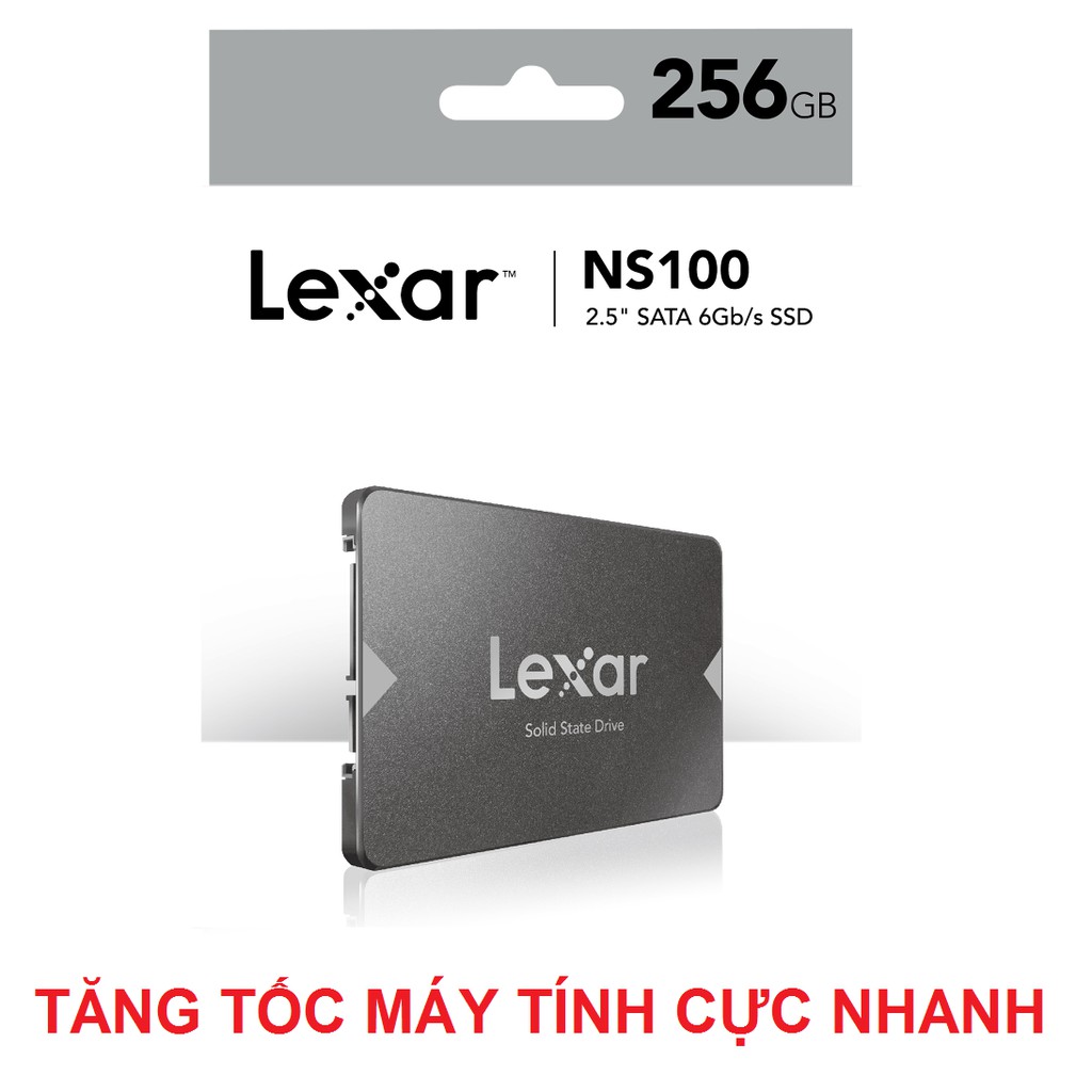 Ổ cứng SSD 256GB 120GB Lexar 2.5 inch SATA - Tăng Tốc Máy Tính Cực Nhanh - Bảo Hành 3 Năm