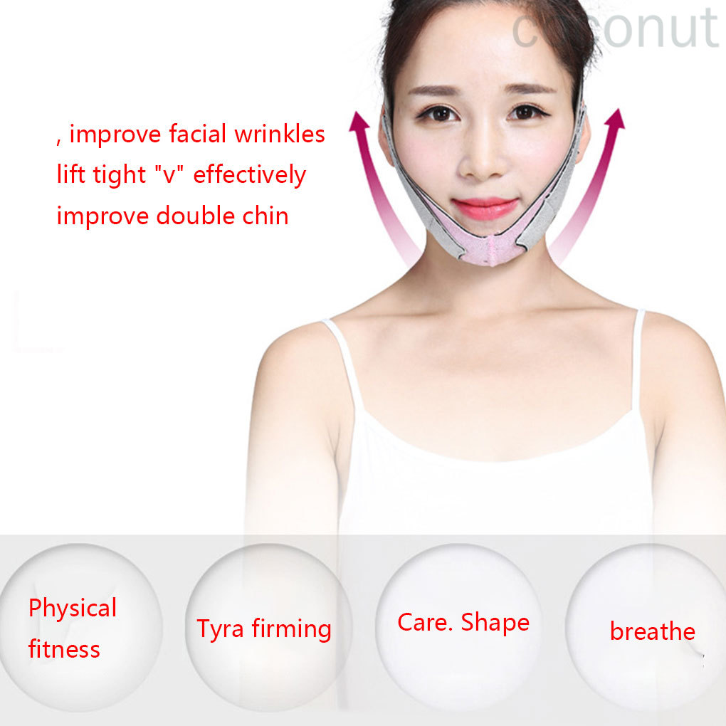 [Hàng mới về] Dây Đai Quấn Hỗ Trợ Nâng Cơ Mặt Loại Bỏ Cằm Hai Ngấn Tạo Khuôn Mặt V Line