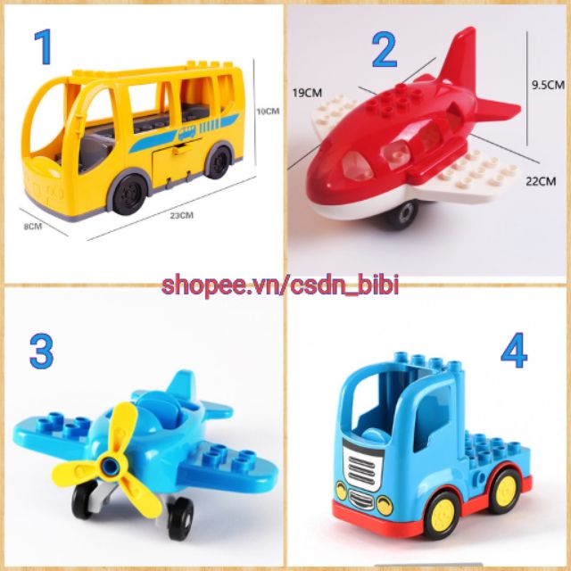 Gorock - các phương tiện giao thông tương thích lego duplo