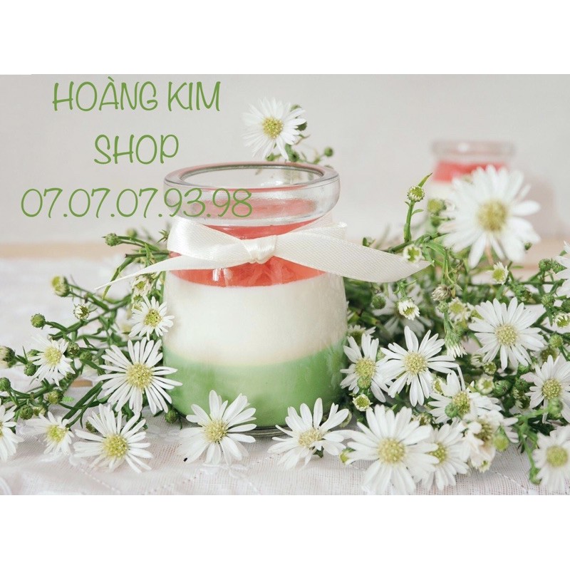 HỦ THUỶ TINH LÀM SỮA CHUA 100ml nắp nhựa