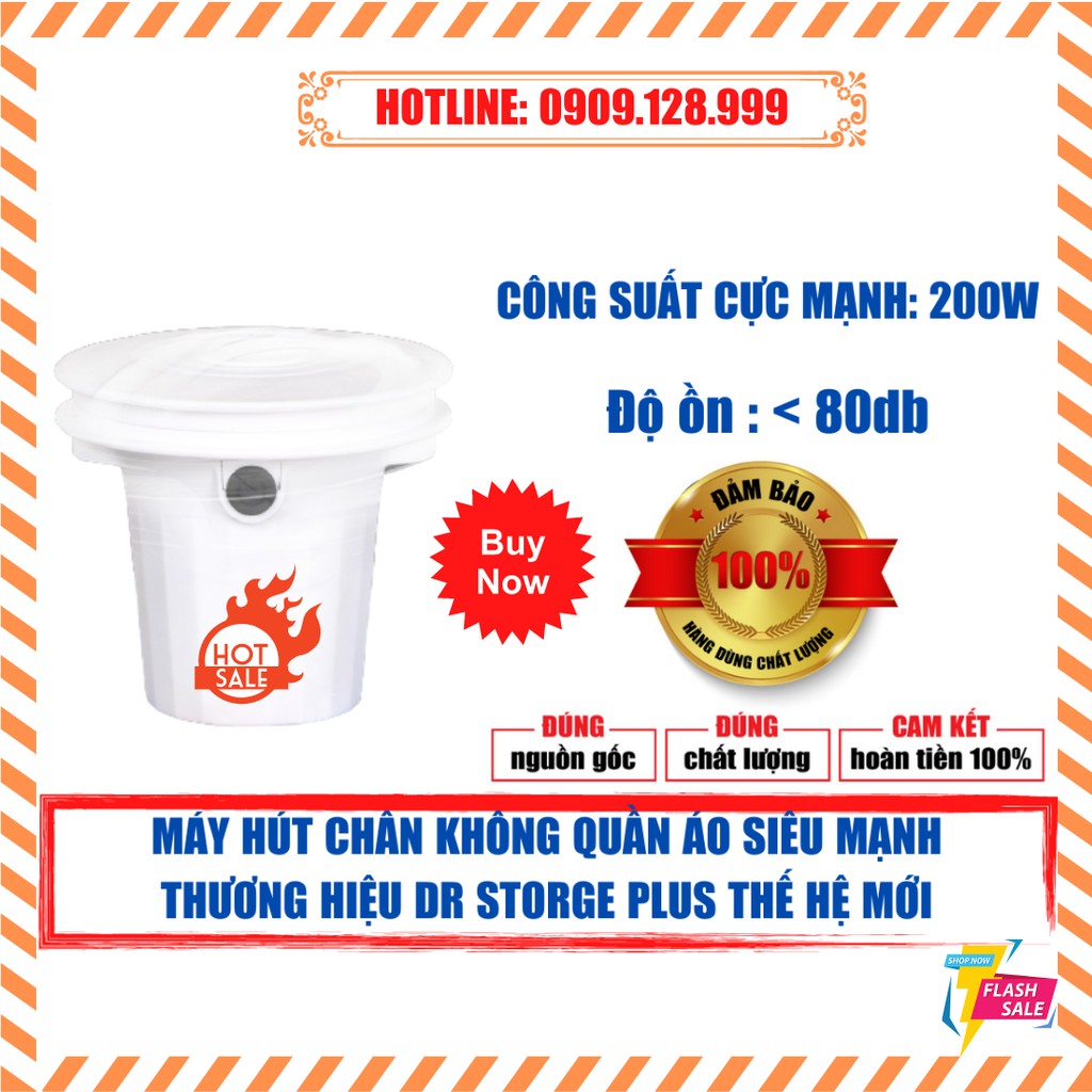 Máy Hút Chân Không Quần áo Mini Cực Mạnh DR STORGE PLUS Siêu Phẩm 2021