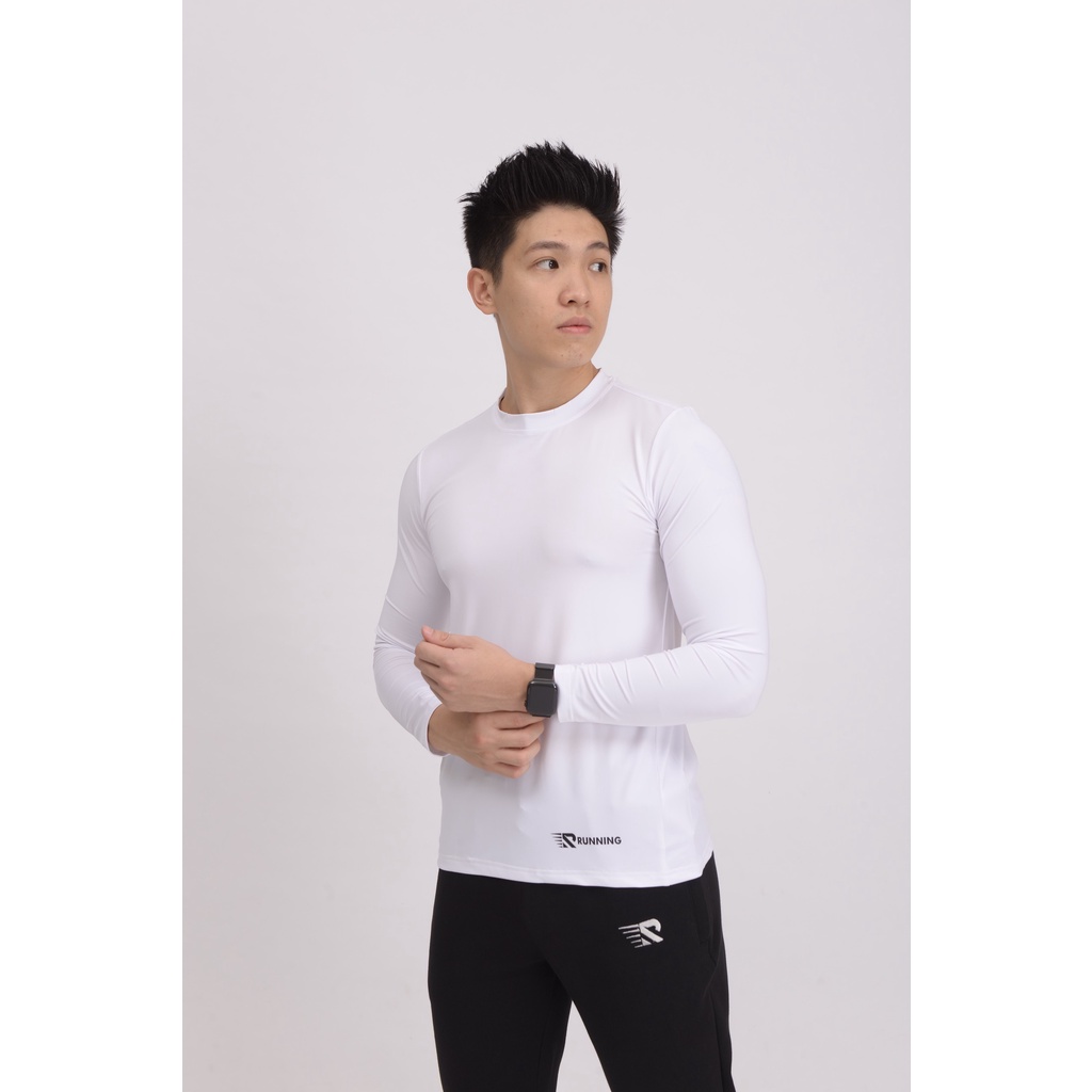 Áo giữ nhiệt nam, áo thun nam dài tay co giãn 4 chiều chất đẹp, thời trang - Run C014