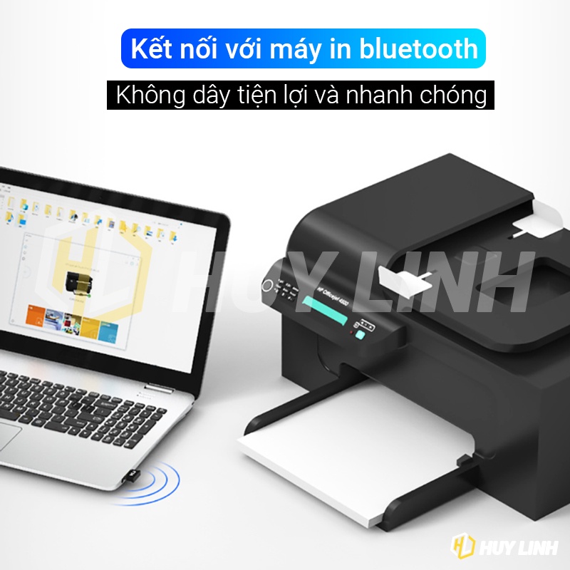USB Bluetooth 5.0 / 4.0 EDR cho PC - USB Bluetooth cho Máy tính kết nối 20M V5.0 tay cầm, tai nghe, chuột,  bàn phím