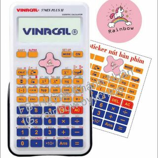 Sticker dán nút casio850/vinacal