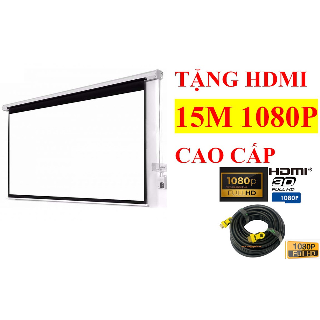 Màn Chiếu Điện Tử Điều Khiển Tự Động 150 inch Dalite Chính Hãng