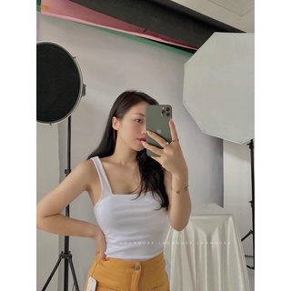 Áo 2 dây bản to - chất thun đanh mịn