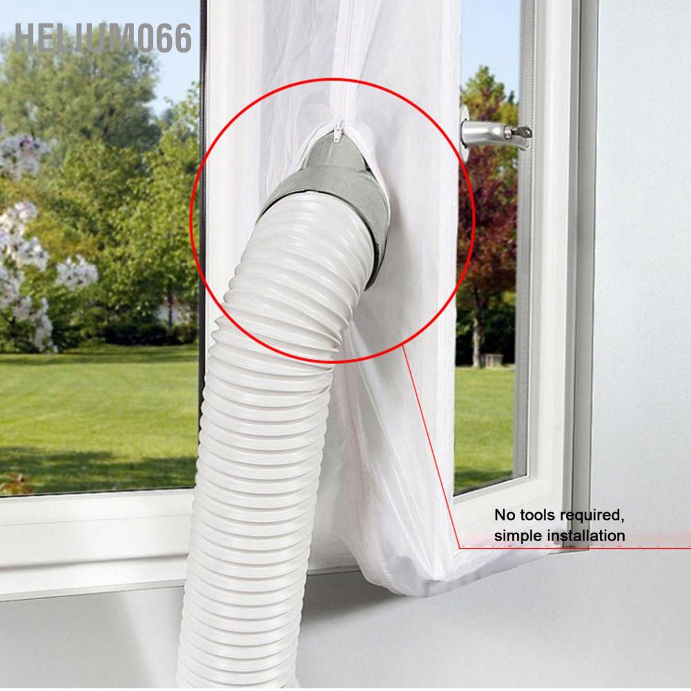 Bộ điều hòa không khí di động cửa sổ được nâng cấp Dàn có thể chỉnh liền mạch Tấm chắn cho ống 150mm Helium066