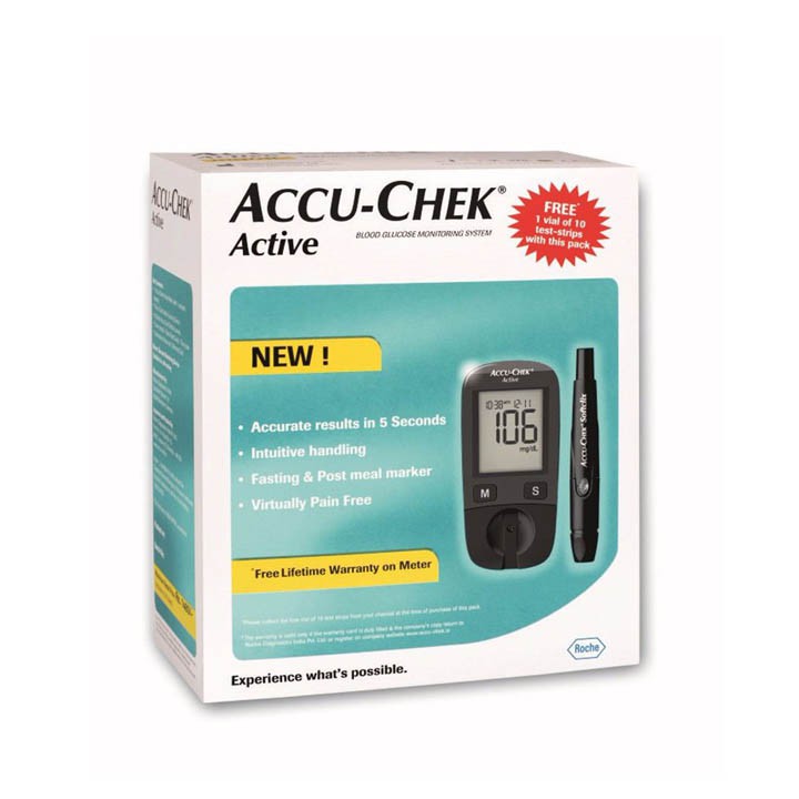 Que thử đường huyết Accu-Chek Active 50 que