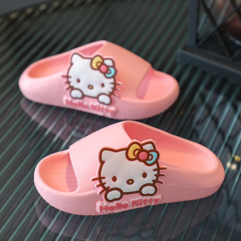 SANRIO Dép Sandal Họa Tiết Hello Kitty Xinh Xắn Theo Phong Cách Mùa Hè Dành Cho Bé Gái