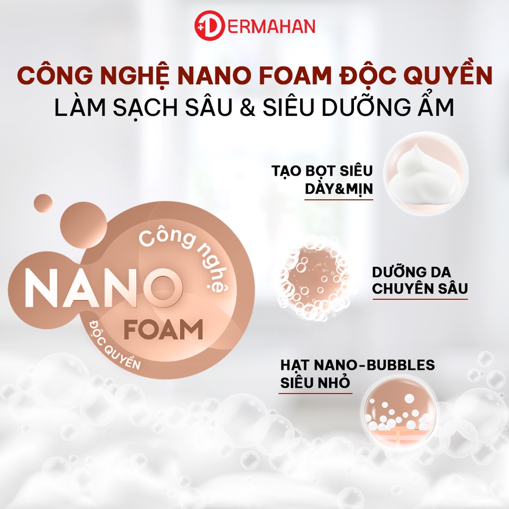 Sữa Rửa Mặt Lúa Mạch Đen Sạch Sâu, Se Khít Lỗ Chân Lông Dermahan Black Barley All Cover Cleansing Foam 150ml