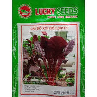 HẠT GIỐNG RAU CẢI BÓ XÔI ĐỎ GÓI 50 HẠT