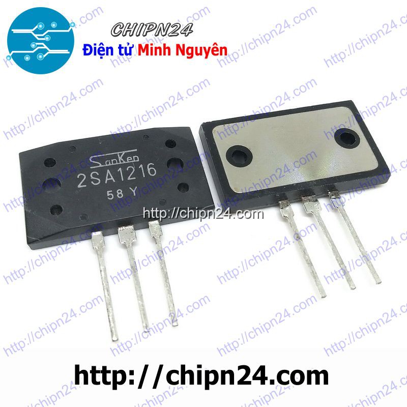 [1 CON] (KT1) Transistor A1216 PNP 17A 180V (Sò Sanken) (2SA1216 1216)