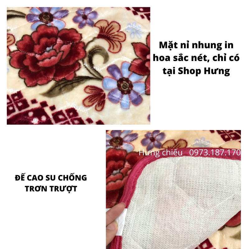 Bộ thảm trải ghế 2 vuông 1 dài