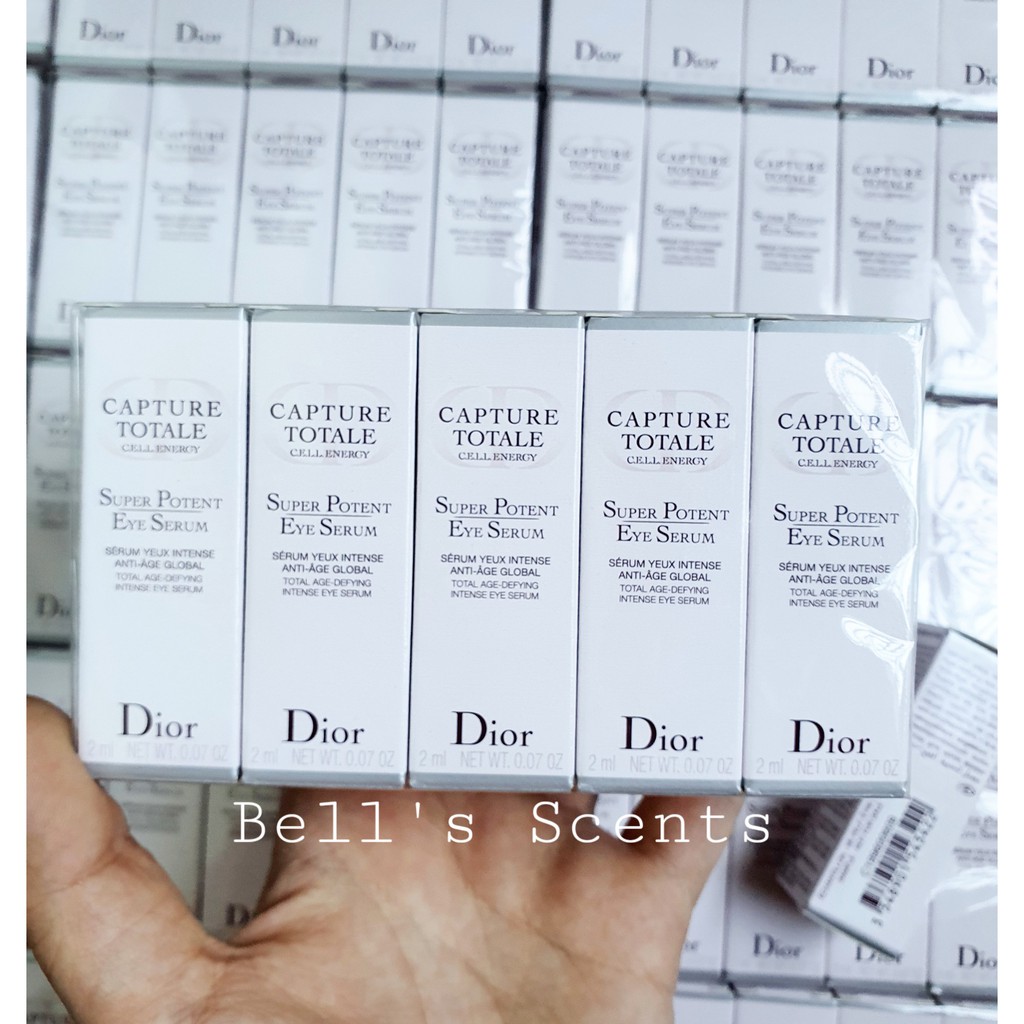 Combo Serum mắt Dior Capture Totale Super Potent Eye Serum mini dạng tuýp 2ml