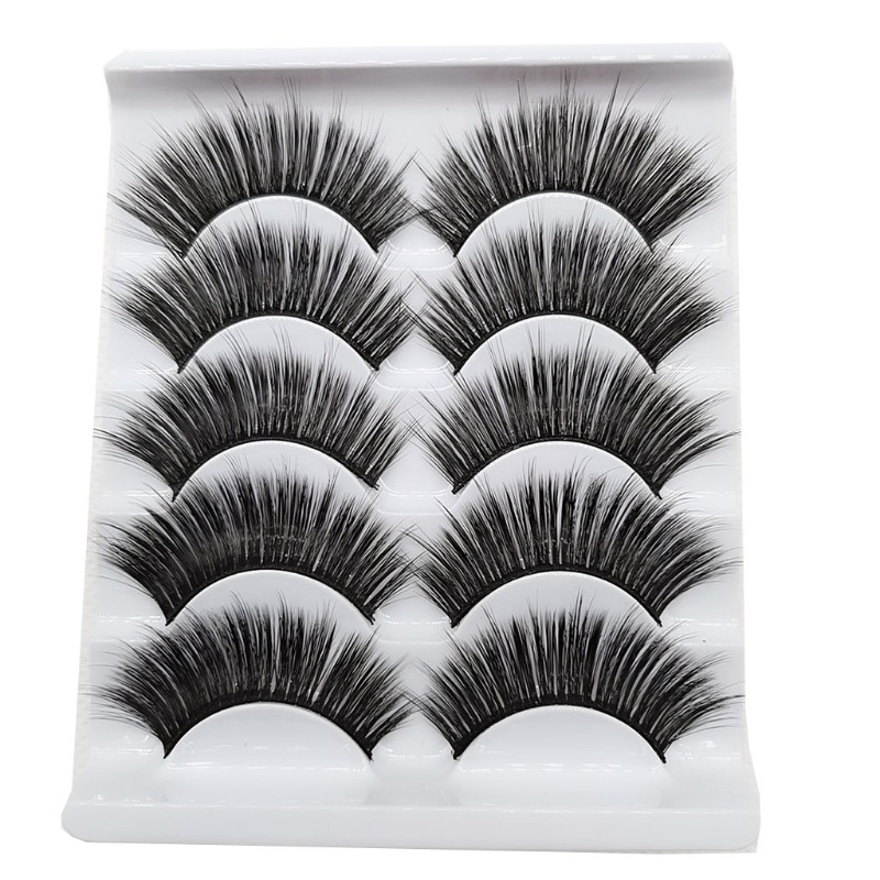 Set 5 Cặp Lông Mi Giả Từ Tính 3D Mềm Mại Tự Nhiên Cho Người Mới Bắt Đầu YOUYO