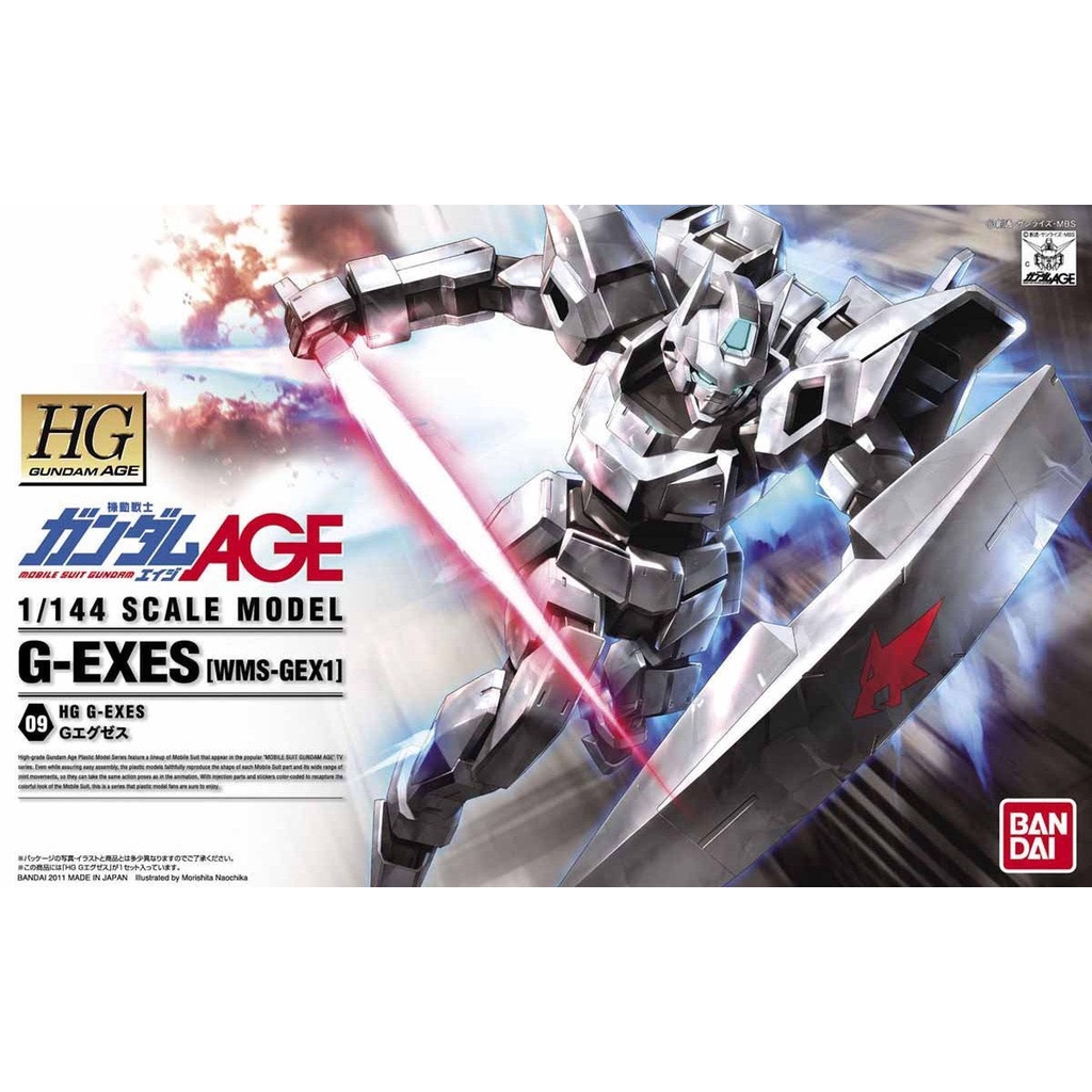 Mô Hình Gundam HG G-EXES 1/144 Bandai HGAGE Đồ Chơi Lắp Ráp Anime Nhật