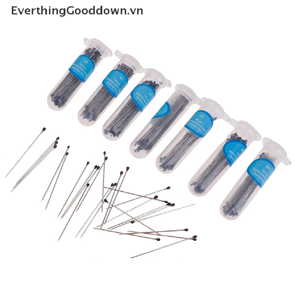 Everthinggooddown 100 Cây Ghim Côn Trùng Bằng Thép Không Gỉ Cho Phòng Thí Nghiệm Trường Học