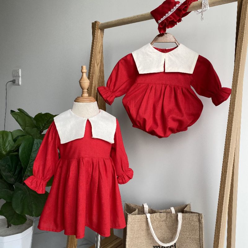 Bodysuit cho bé và váy đầm bé gái từ sơ sinh đến 5 tuổi