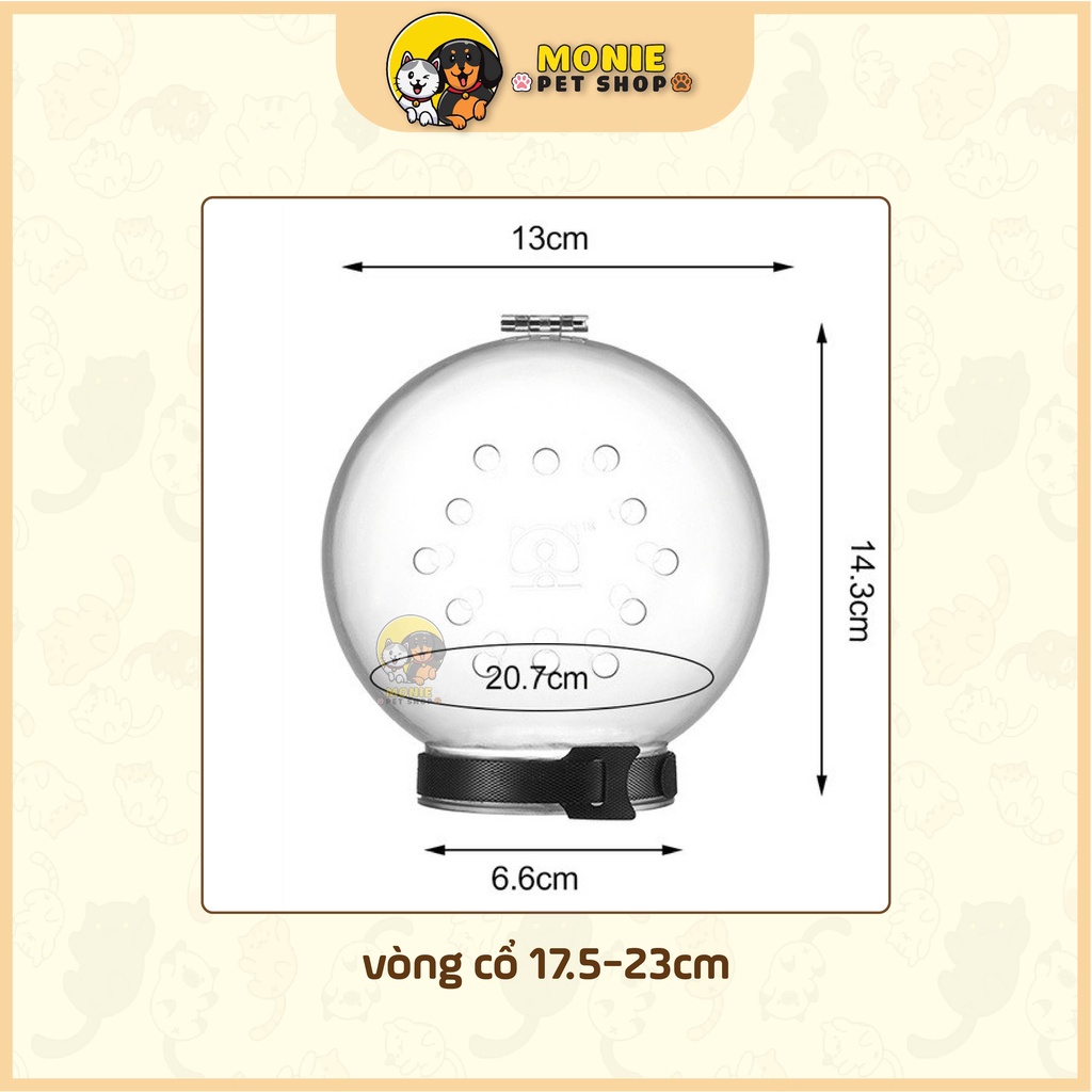 [Hỏa tốc] Mũ trùm đầu chống cắn cho mèo