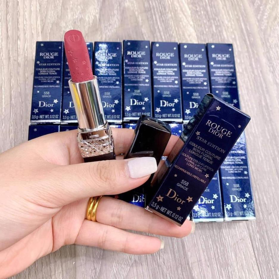 Son D.ior Rouge Velvet màu 558 Grace - 720 Icone Velvet - 840 Rayonnate Đỏ Gạch  (Limited)