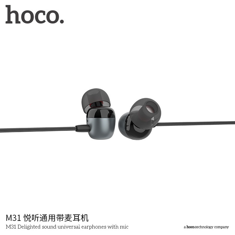 Tai Nghe Nhét Tai Có Dây Cao Cấp Hoco M31 Chất Âm Cực Hay Bass Siêu Mạnh HÀNG TỐT