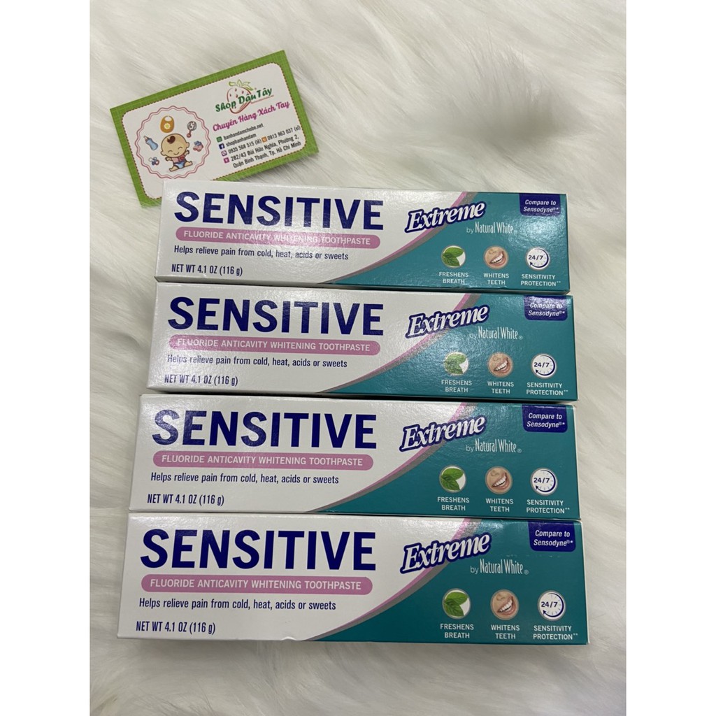 Kem đánh răng Sensitive Extreme dành cho răng nhạy cảm hộp 116g