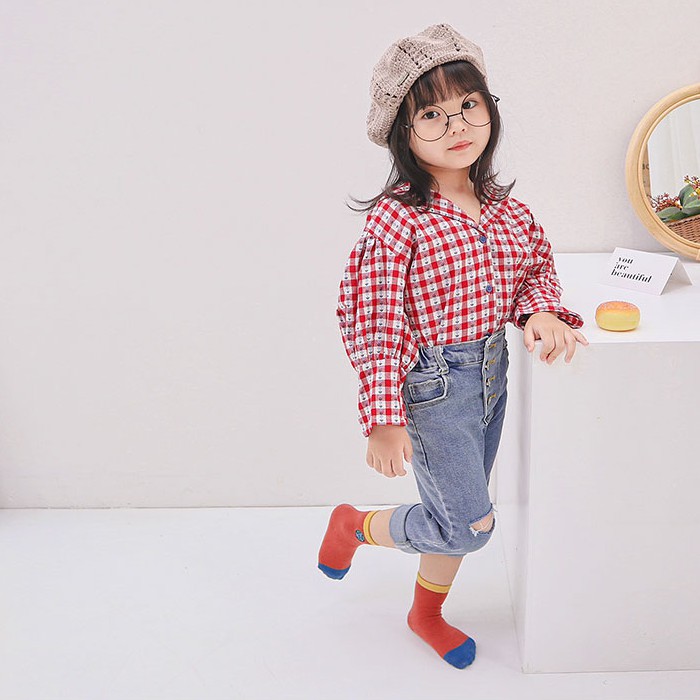 Set 5 Đôi Vớ Cotton Hàn Quốc Cho Bé