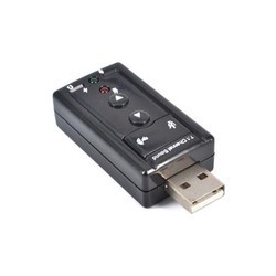 Mini 7.1 CH Kênh USB Card âm thanh Mic Loa 3D