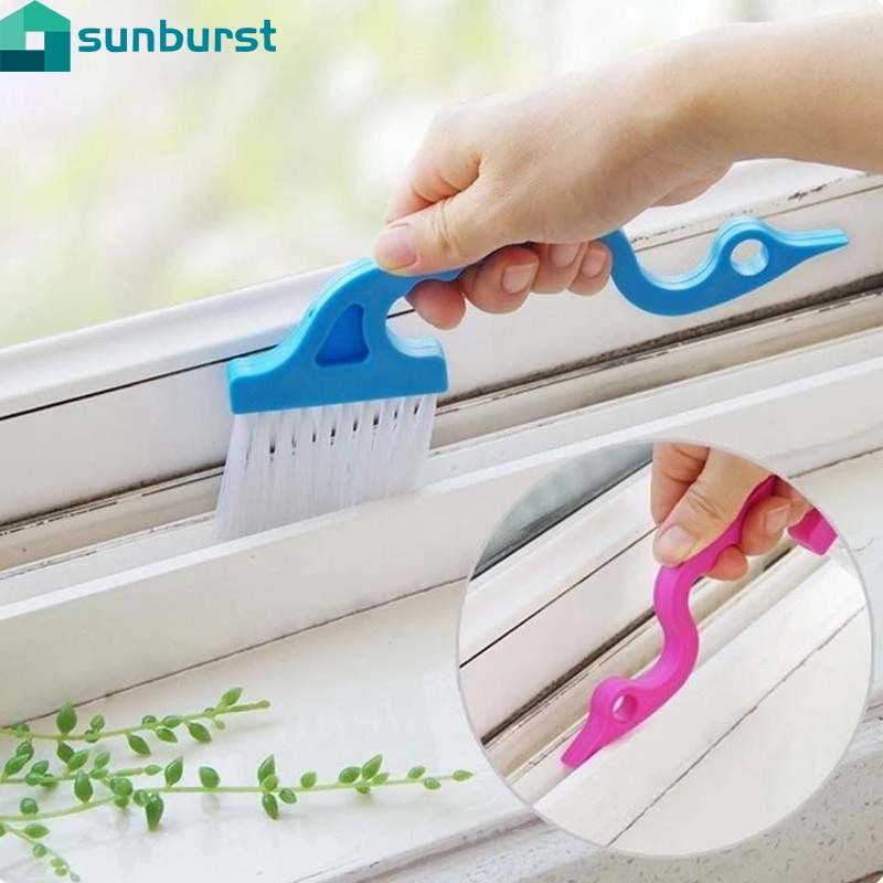Bàn chải vệ sinh rãnh cửa sổ hình thiên nga thiết kế tiện dụng