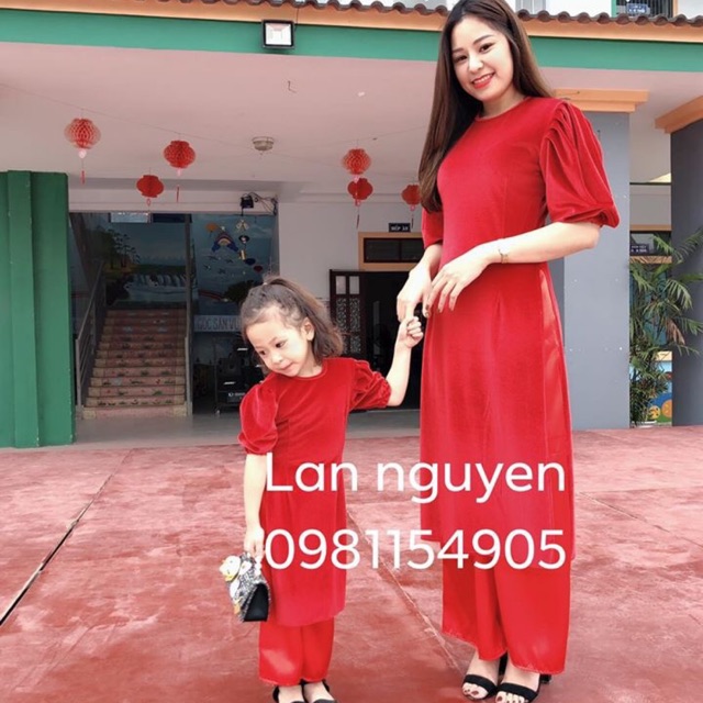 Set ao dai me be