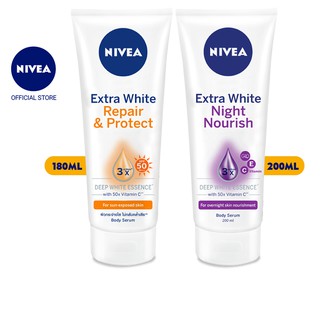 Tinh chất dưỡng thể trắng da NIVEA Ngày 180ml & Đêm 200ml