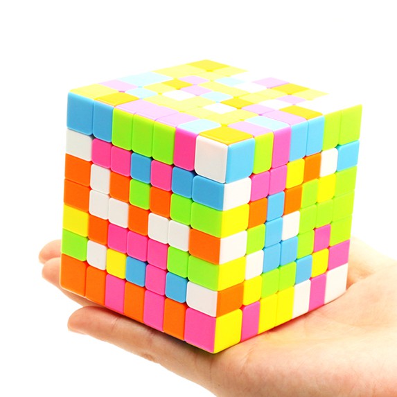 [Mã LIFETOYS1 giảm 30K đơn 99K] Rubik 7x7 Xoay Trơn, Không Rít, Độ Bền Cao, Màu Sắc Đẹp. Rubic 7 Đồ Chơi Thông Minh