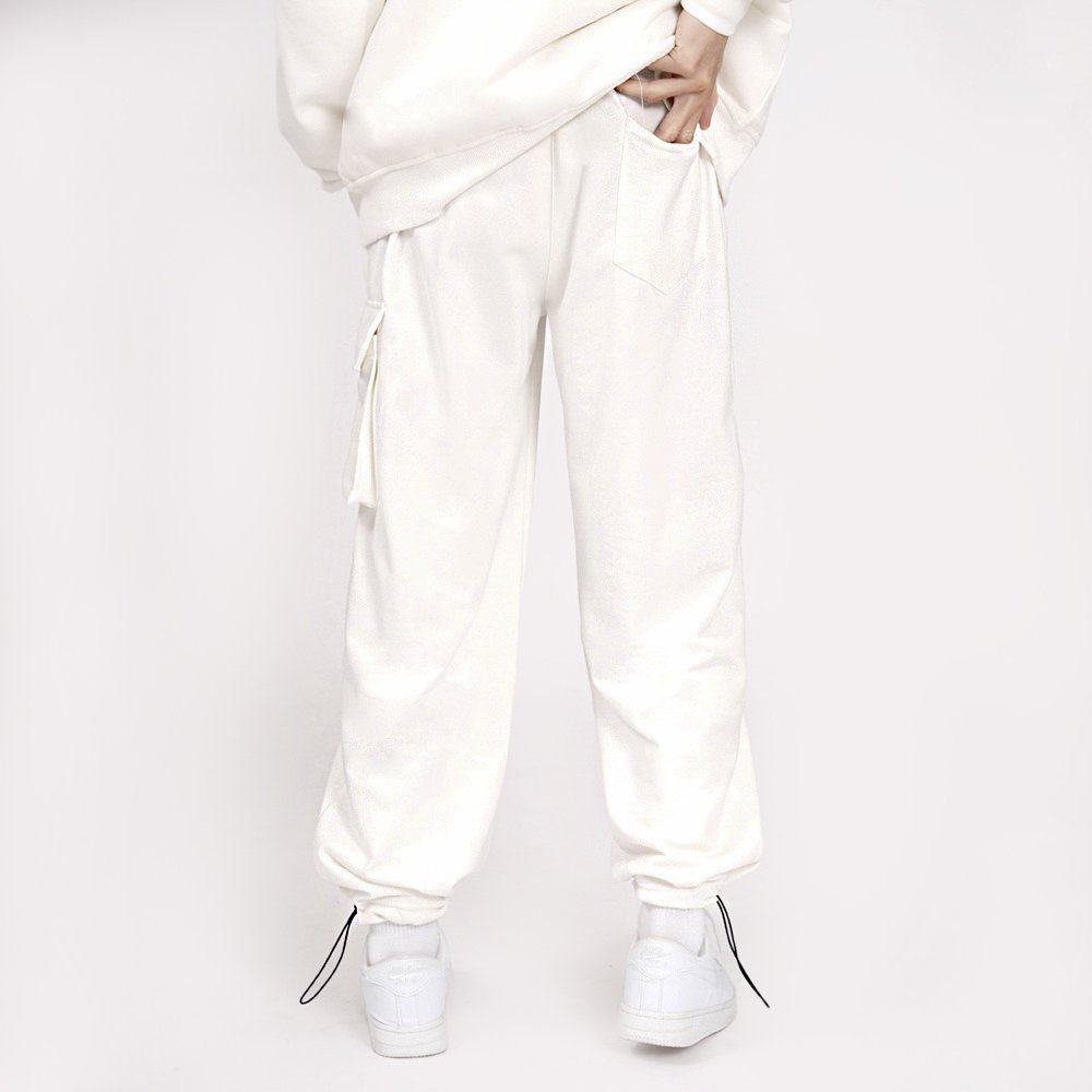 Quần ống rộng túi hộp N7 jogger bó chun basic nam nữ form rộng Local Brand P02