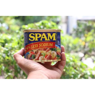[Date mới] Thịt Hộp SPAM 25% Less Sodium 340g Của Mỹ