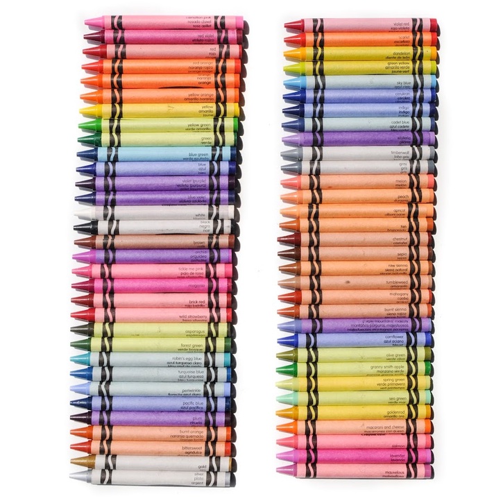 Bộ 64 bút chì màu sáp Crayola 64 CRAYON COLORS