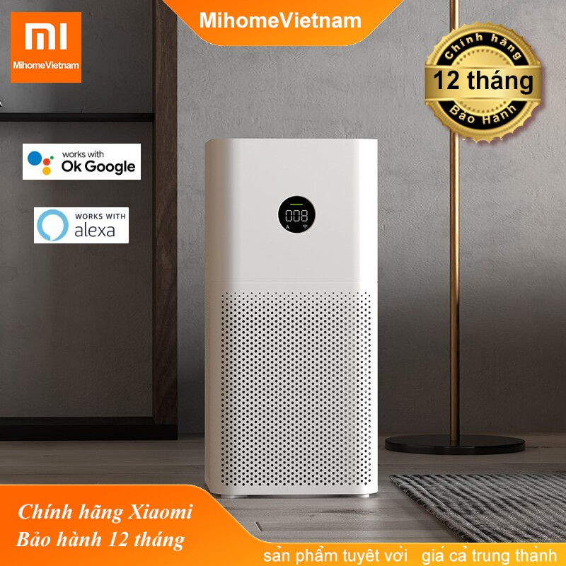 [Mã ELMS4 giảm 7% đơn 500K] Máy lọc không khí Xiaomi Air Purifier 3C-Máy lọc không khí Xiaomi Air Purifier 3H