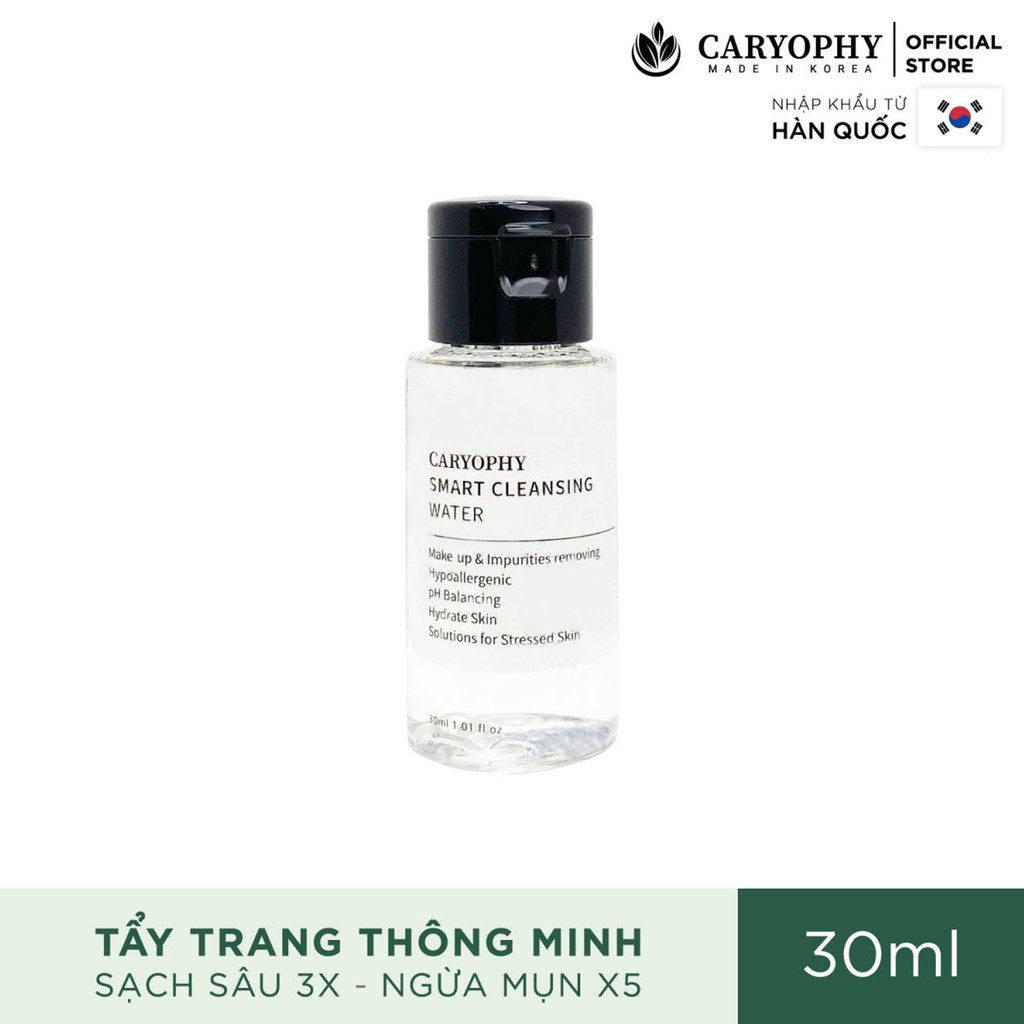 [Minisize 30ml/60ml] Nước tẩy trang thông minh Caryophy Smart Cleansing
