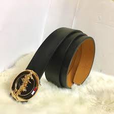 Dây nịt da mặt tròn trạm khắc chữ cá tính - Thắt lưng nam cực hót hít