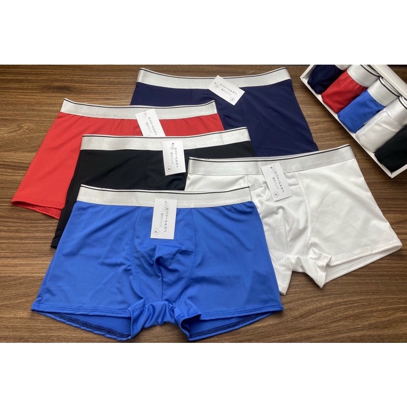 [Hộp 4 quần] quần lót nam màu NGẪU NHIÊN, quần sịp đùi nam, quần lót nam, quần xì nam, quần boxer nam, quần sịp đùi nam