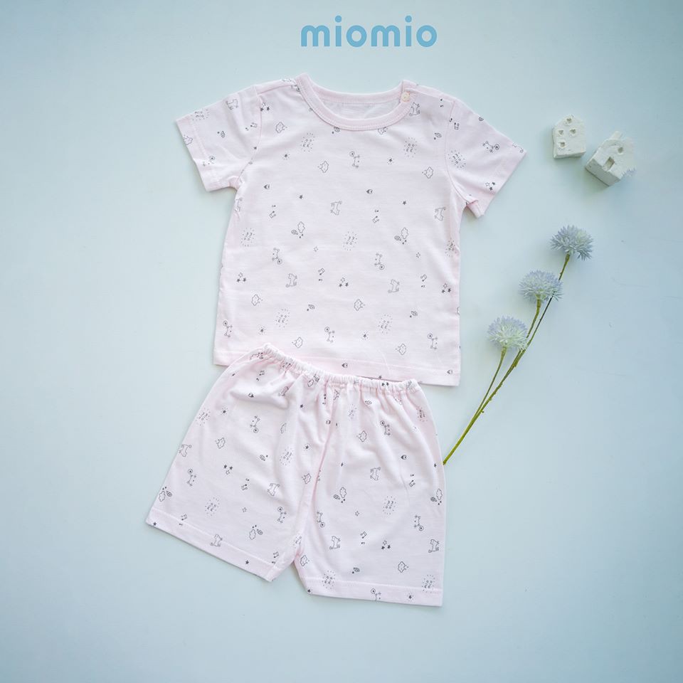 Bộ ngắn tay Miomio cài vai / 100% cotton / mỏng mát